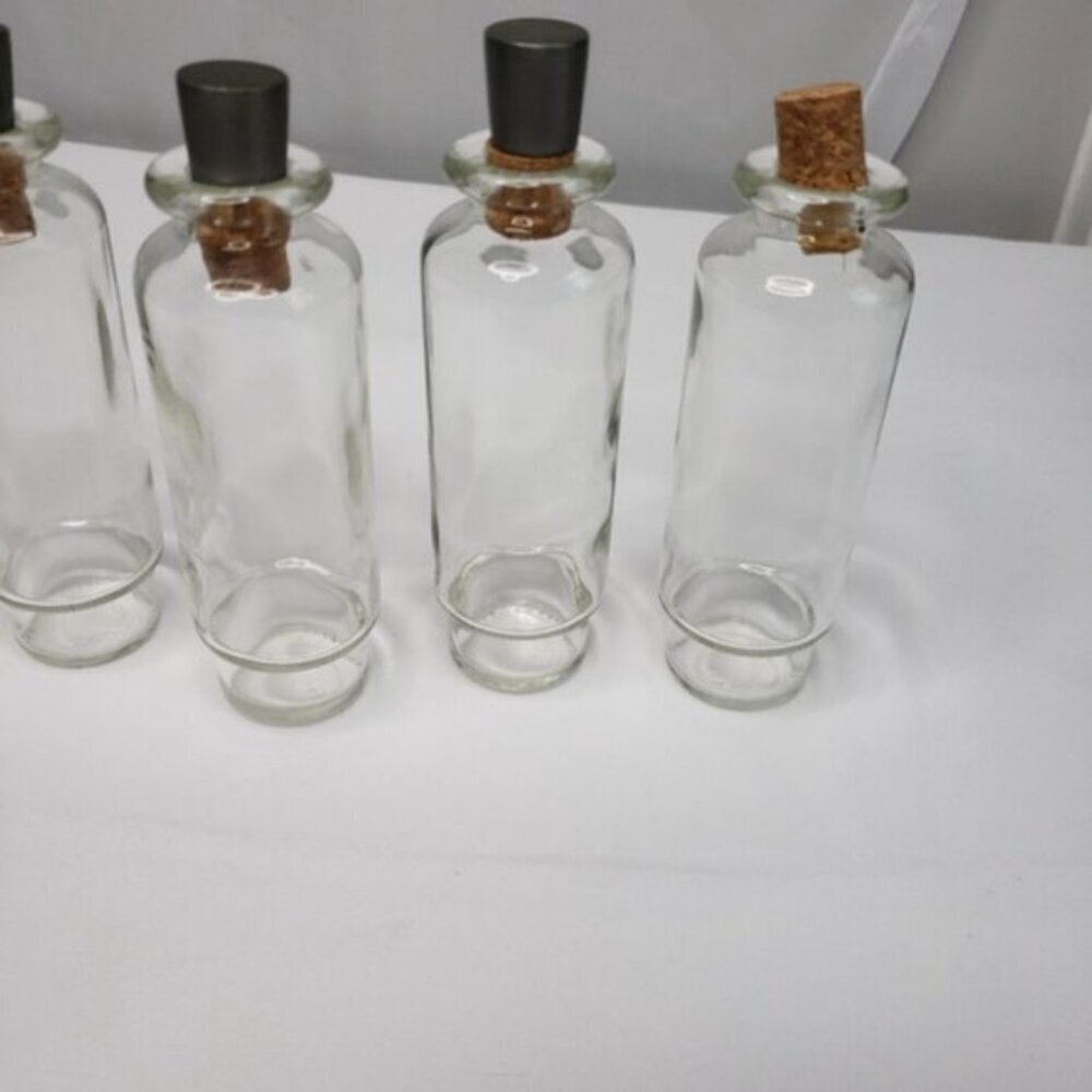 Unique Jars Spice Witchy Goth Silver Tone 6 Jars Kitchen Spells - Picture 12 of 16